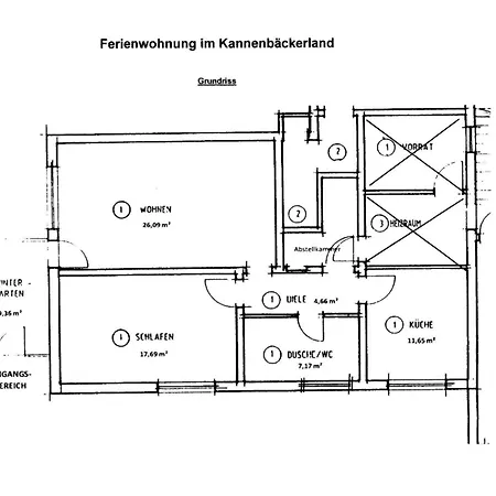 Im Kannenbaeckerland Appartamento